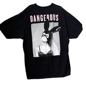 Ariana Grande Dangerous Woman 2017 Tour T Shirt Top Official Two Sided Plus 2X